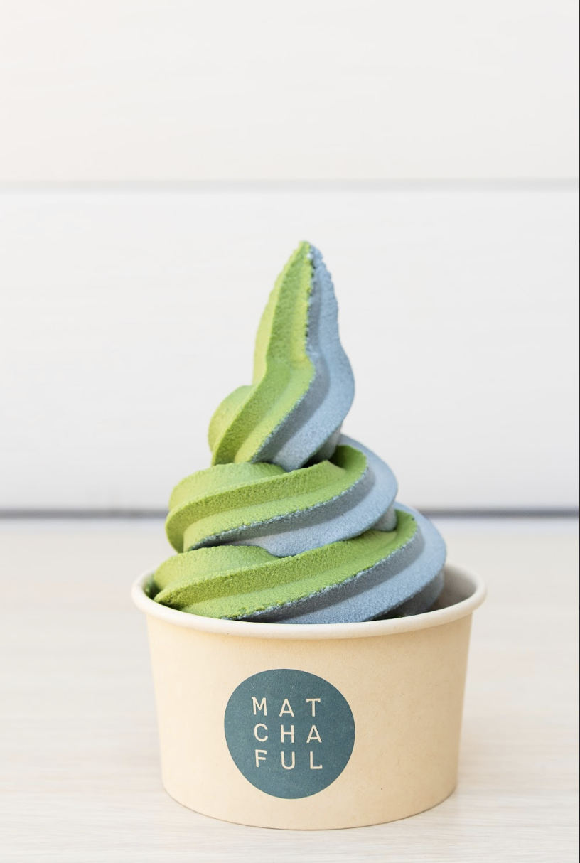 Matchaful soft serve